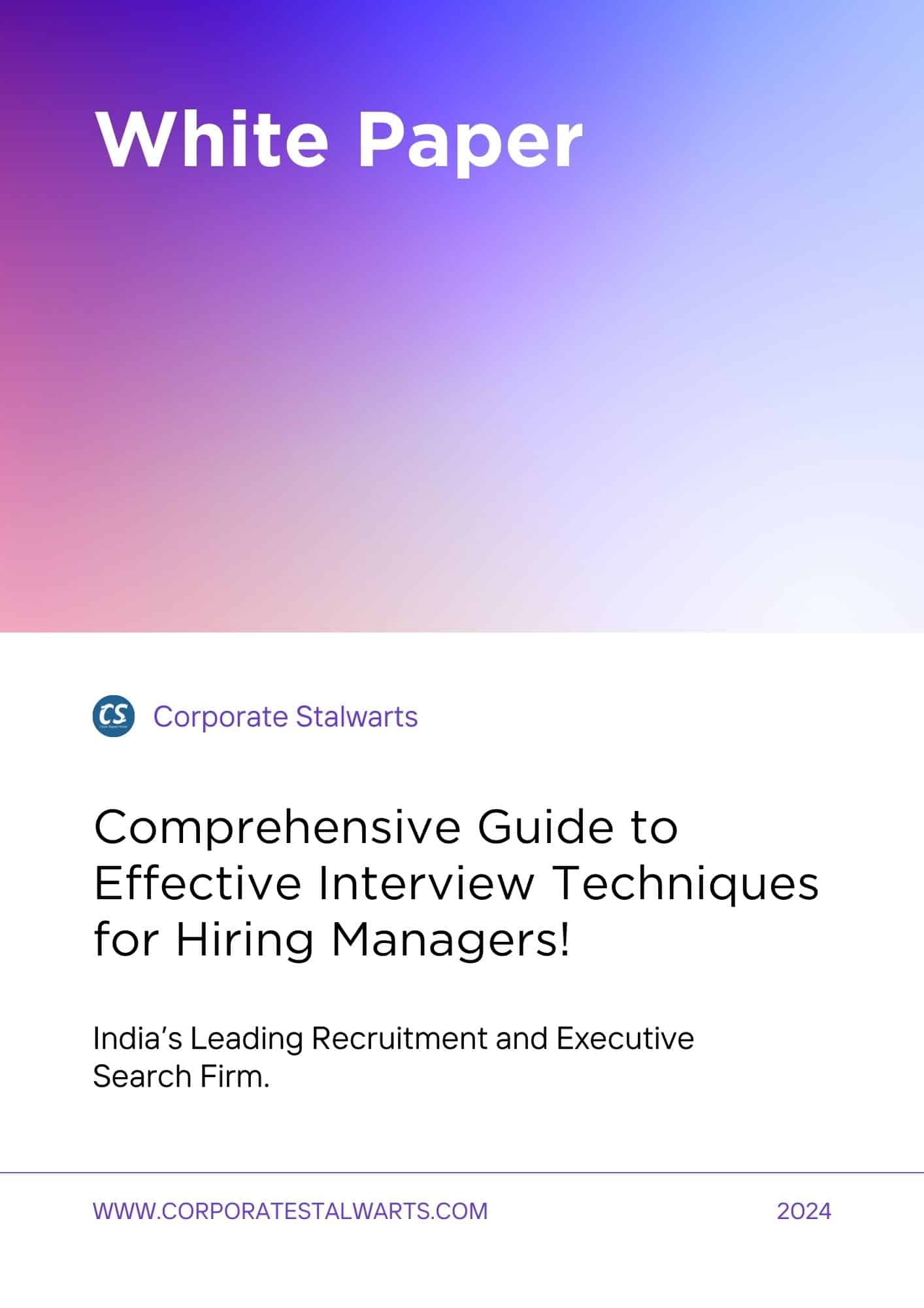 Guide To Effective Interview Techniques For Hiring Managers